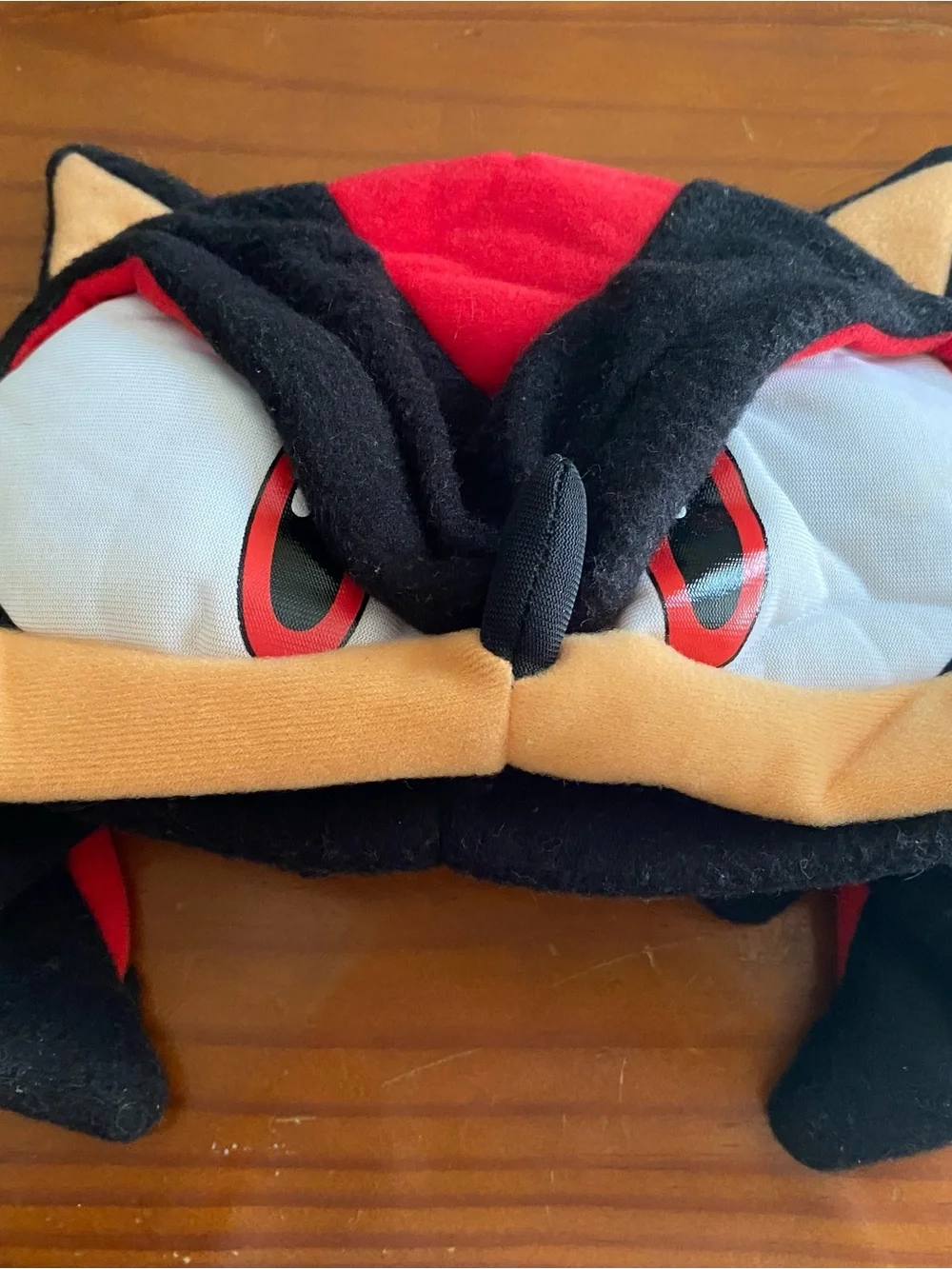 Shadow the Hedgehog Sega Kids Plush Character Hat - Black & Red